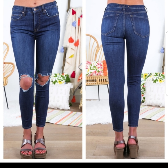 Free People Denim - Free people Hi-rise skinny  Jeans size 26